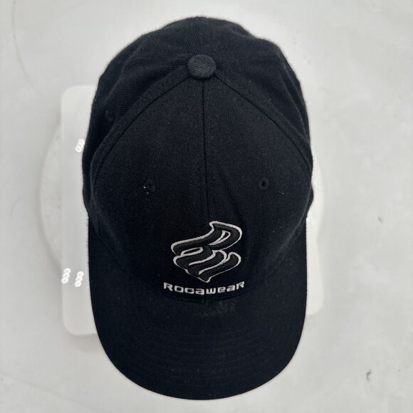 Rocawear Cap  Hat Fitted Mens Size L-XL  Baseball Black - Picture 7 of 12
